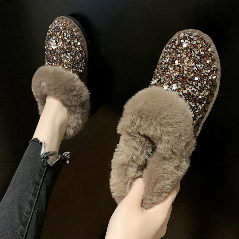 Winter Warm Snow Glitter Boots