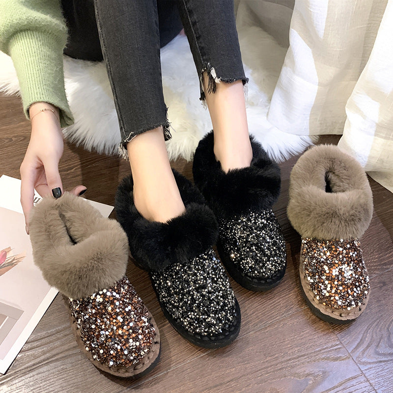 Winter Warm Snow Glitter Boots